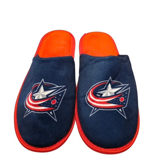 Other - Columbus Blue Jackets NHL Hockey Mens Slippers Size L 11-12